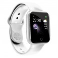 Bakeey I5 Continuous Heart Rate O2 Monitor Watch Face WhatsApp Caller ID Reminder Full Metal Body Smart Watch - Black 