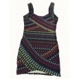 Spring and summer new dress sleeveless printed short skirt one-step skirt women