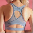New sports mesh splicing beautiful back bra running training gathering stereotypes sports training sports underwear