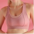New sports mesh splicing beautiful back bra running training gathering stereotypes sports training sports underwear