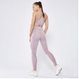 New mesh splicing nylon high waist hip hip sports tight trousers yoga sports pants women