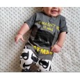 Children's Wear Summer Infant Set Boy Little Monster Short Sleeve Set