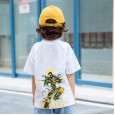 Boys short-sleeved T-shirt summer new children's printed tops cotton boys tops big boy tide