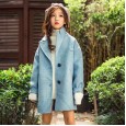 Girls' double-sided wool coat children's jacket