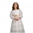 Children's clothing princess skirt flower girl mesh white pettiskirt girl middle-aged boy dress skirt