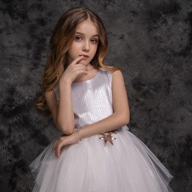 Children's wear girls princess skirt summer dress mid-large children's dress dress skirt