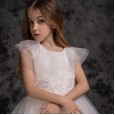 Children's clothing girls princess skirts white pettiskirts big children's dresses catwalk costumes