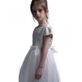 Children's dress lace princess dress dress in the big girl dress piano competition dress