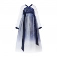 Children's Hanfu jacket skirt girls costume super fairy Chinese style clothing spring and summer new gradient dress