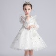 Children's dress summer dress new dress children's dress fluffy mesh yarn skirt Liuyi performance dress