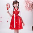 Girls big children's summer skirts new national style costume drama children's costumes
