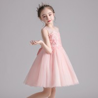 Girls' dresses, summer new princess dresses, gauze pettiskirts, big children's day performances