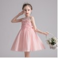 Children's clothing dresses hosting skirts summer new sleeveless girls gauze dresses