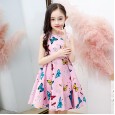 Children's dress summer new girl baby vest skirt big boy princess skirt