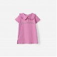 Summer new fresh and playful short-sleeved girl dress children's clothing letter printed POLOT shirt skirt