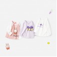 Spring new children's clothing children's long-sleeved T-shirt cute cartoon pattern raglan sleeves girls bottoming T-shirt