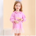 Spring new spring and autumn children's dress children's clothing fresh letter printing girls POLO skirt