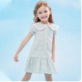 Summer new lace children's dress children's clothing foreign doll collar children's dress