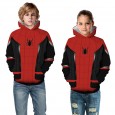 SpiderMan3D digital printing children's clothing hooded sweater autumn new children's baseball uniform