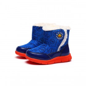 Little yellow duck children's shoes, winter boys, infants, young children, snow boots, warm and comfortable, middle snow shoes