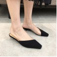 Spring fashion small square head leopard print fashion thick heel half drag OL female sandals