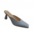 Rome summer new breathable Baotou thick high-heeled lazy OL cool female half slippers square head single women's shoes