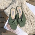 Summer new fashion lotus leaf Roman soft bottom open toe wild beach vacation tide female cool half drag