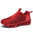 Oversized men's shoes flying woven sports shoes tide shoes men's fish scale casual shoes
