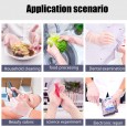 100PCS Disposable PVC Medical Nitrile Gloves Non-slip Beauty Food Rubber Type Work - L 