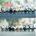 Car Decoration Car Accessories Simulation Cat Doll Kitty Creative Car Center Console Toy Cat Cat Micro Landscape