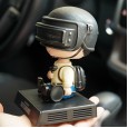 Battlefield couple car decoration shaking head doll Darjeeling car decoration mobile phone holder aromatherapy high temperature resistant base