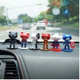 6 League of Legends bear car ornaments, car accessories, creative center console decorations, decorations