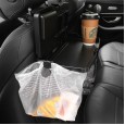 Car supplies cute multi-function tray rear seat hanging folding table storage snacks drinks water cup storage rack