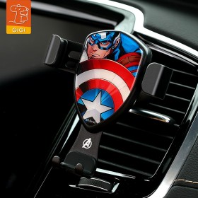 GiGiMarvel car phone holder cartoon car outlet snap-on universal