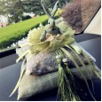 Car dry flower bamboo charcoal bag creative double-layer car with formaldehyde odor interior supplies car home dual-use