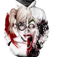 New hot sale new product 3D digital printing hooded baseball uniform couple sweater