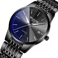 Workplace Business Steel Belt Men's Watch Fashion Casual Calendar Waterproof Quartz Watch Luminous Couple Pair Watch