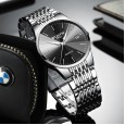 Workplace Business Steel Belt Men's Watch Fashion Casual Calendar Waterproof Quartz Watch Luminous Couple Pair Watch