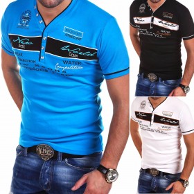 Trendy Men's T-shirt Top New Men's Fashion Casual Short Sleeve T-shirt Men