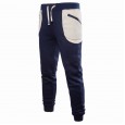 Casual trousers men's autumn and winter new men's blue plus size casual sports hip-hop pants men