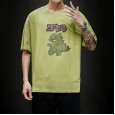 Youth summer printing casual short-sleeved T-shirt male youth fashion comfortable and cute