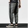 Casual youth youth fashion comfortable casual plaid casual pants