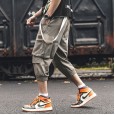 Boys summer cropped pants trendy youth fashion comfortable youth leisure loose leisure