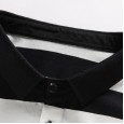 Summer men's fashion casual striped lapel micro-elastic men's POLO shirt short sleeves comfortable