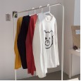 Spring and summer new bear long-sleeved T-shirt 