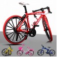 New creative alloy model simulation bicycle decoration mini bicycle toy downhill mountain bike model
