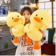 Little yellow duck plush toy dancing little yellow duck doll pillow