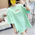 Summer new women's super fire cec printed short-sleeved T-shirt loose plus size ladies tops