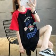 Summer new mm large size women's letters printing ladies shirt short sleeve t-shirt female students