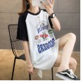 Summer new mm large size women's letters printing ladies shirt short sleeve t-shirt female students